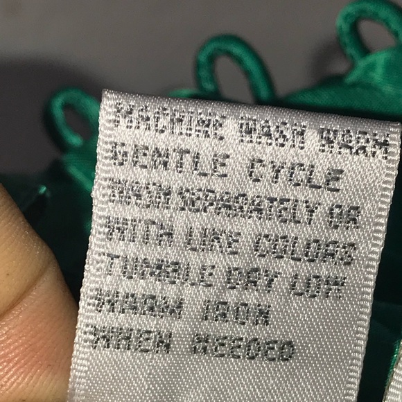 JUSTIN TODD Size:12 High Neck Satin Blouse - Picture 5 of 6